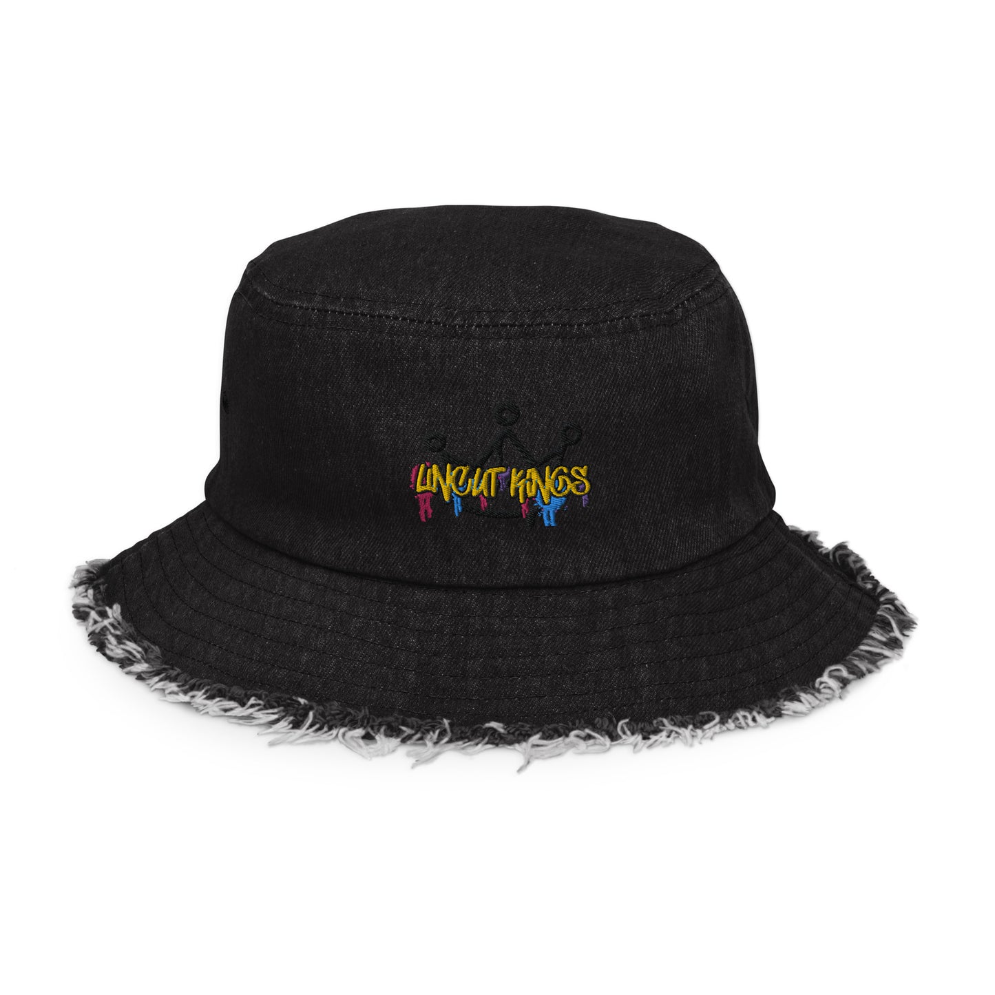 “Drippin” denim bucket hat