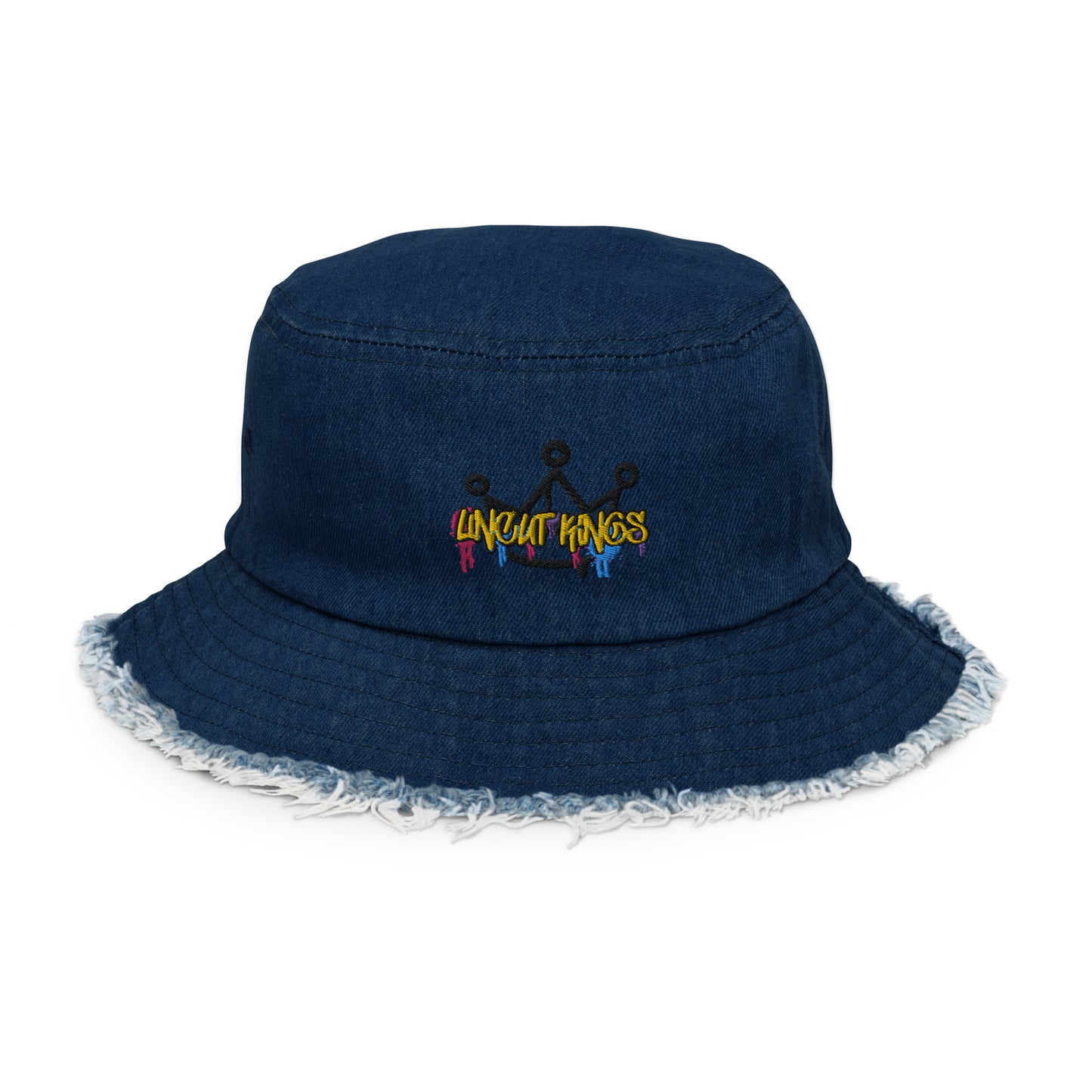 “Drippin” denim bucket hat