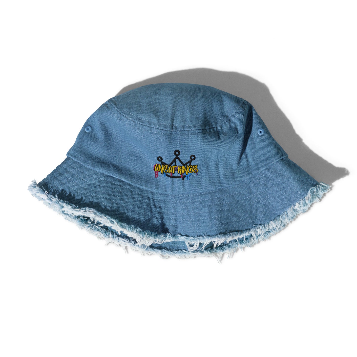 “Drippin” denim bucket hat