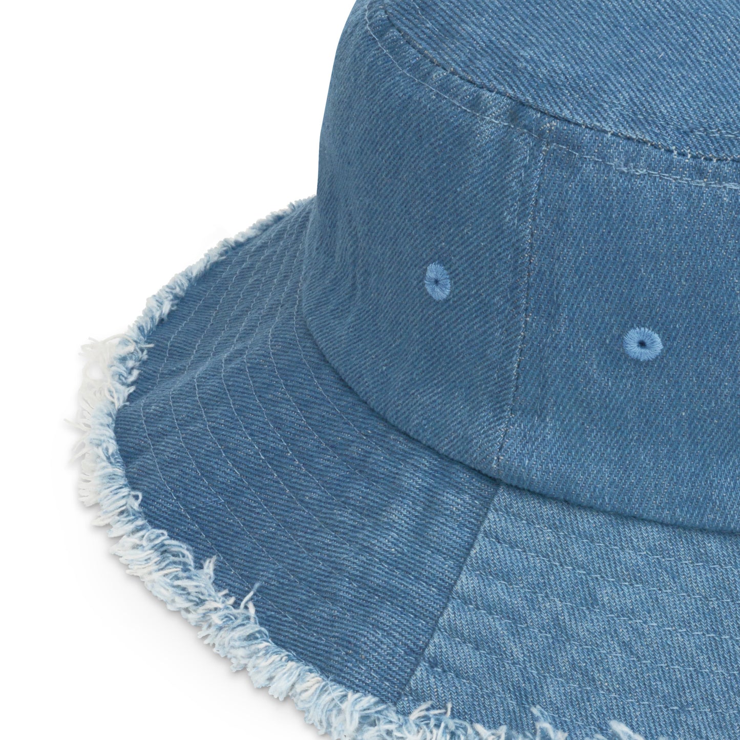 “Drippin” denim bucket hat